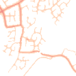 Daytime road noise heatmap for YO23 3YH