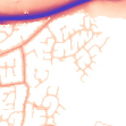 Daytime road noise heatmap for YO23 3YQ