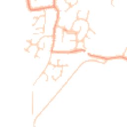 Daytime road noise heatmap for YO23 3YT