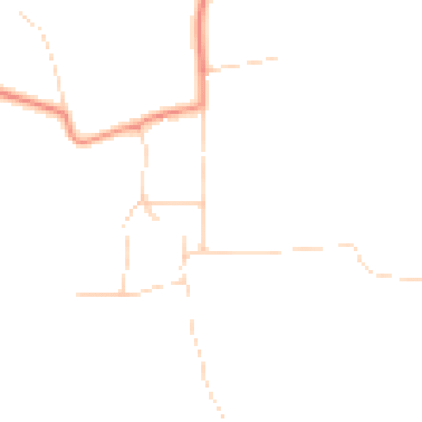Daytime road noise heatmap for YO23 7AD