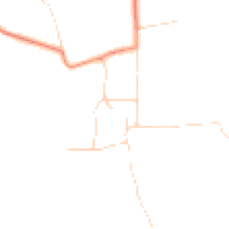 Daytime road noise heatmap for YO23 7AE