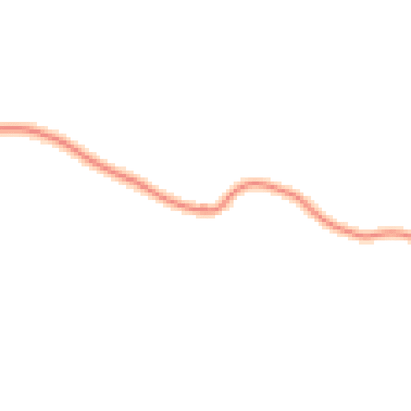 Daytime road noise heatmap for YO23 7AS