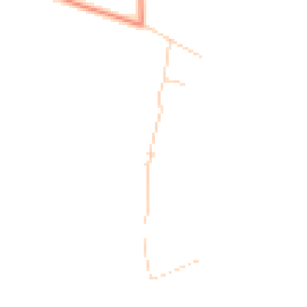 Daytime road noise heatmap for YO23 7BP