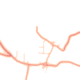 Daytime road noise heatmap for YO23 7BR