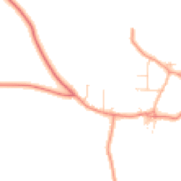 Daytime road noise heatmap for YO23 7DB