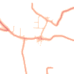 Daytime road noise heatmap for YO23 7DQ