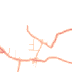 Daytime road noise heatmap for YO23 7DT