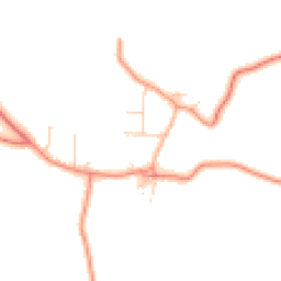 Daytime road noise heatmap for YO23 7EA