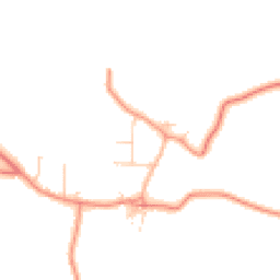 Daytime road noise heatmap for YO23 7EB