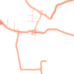Daytime road noise heatmap for YO23 7EE