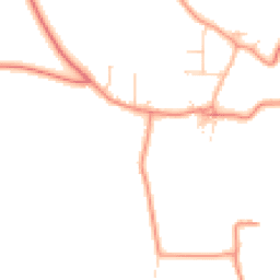 Daytime road noise heatmap for YO23 7EF