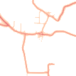 Daytime road noise heatmap for YO23 7EH