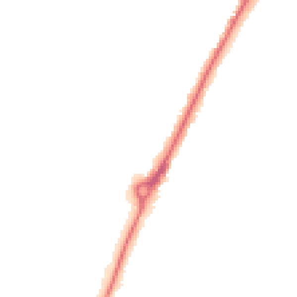 Night-time road noise heatmap for YO24 1QR