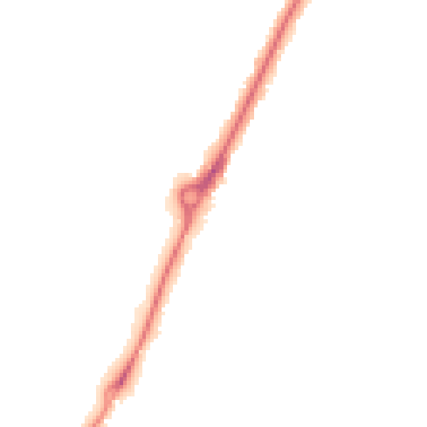 Night-time road noise heatmap for YO24 1UB