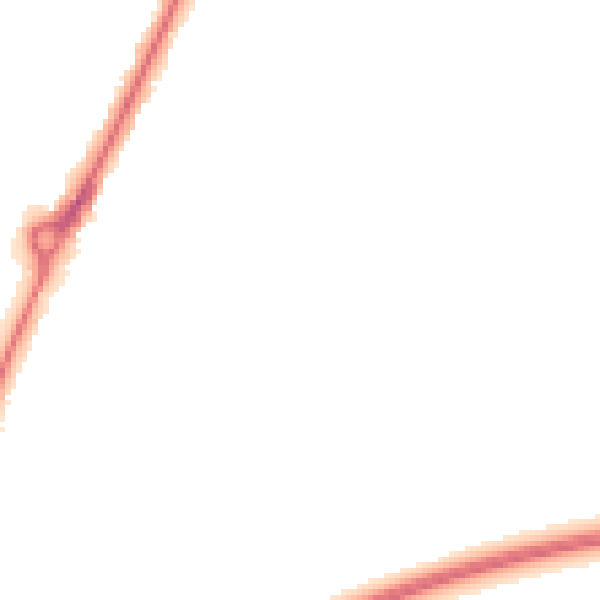 Night-time road noise heatmap for YO24 1UL
