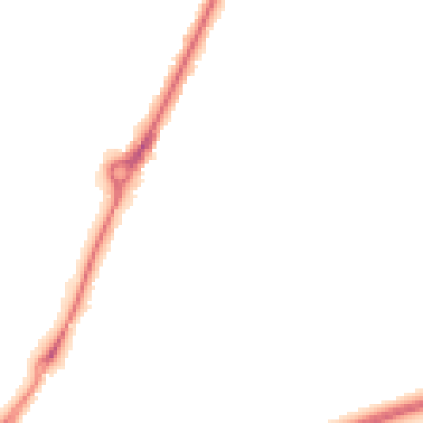 Night-time road noise heatmap for YO24 1UQ