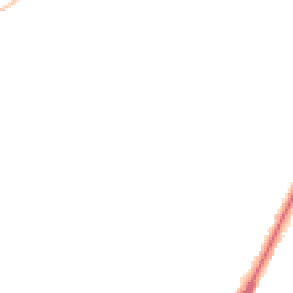 Night-time road noise heatmap for YO24 2JB