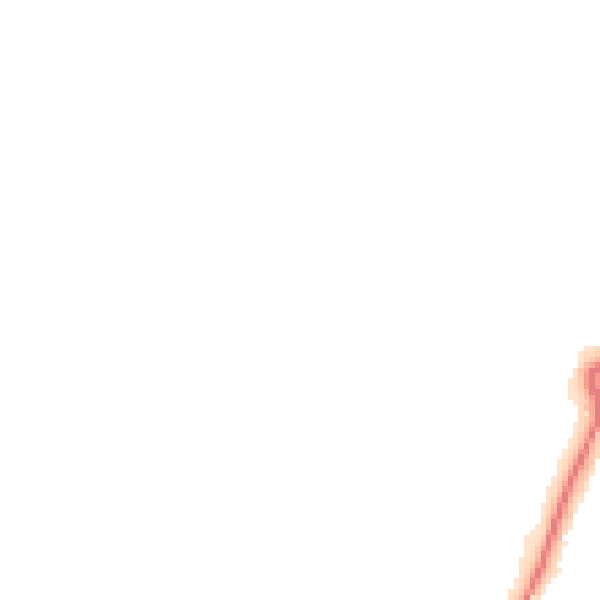 Night-time road noise heatmap for YO24 2RL