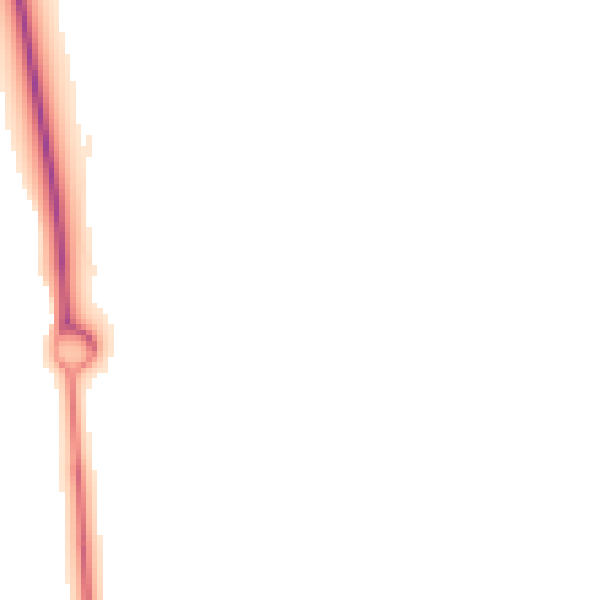 Night-time road noise heatmap for YO24 2XH