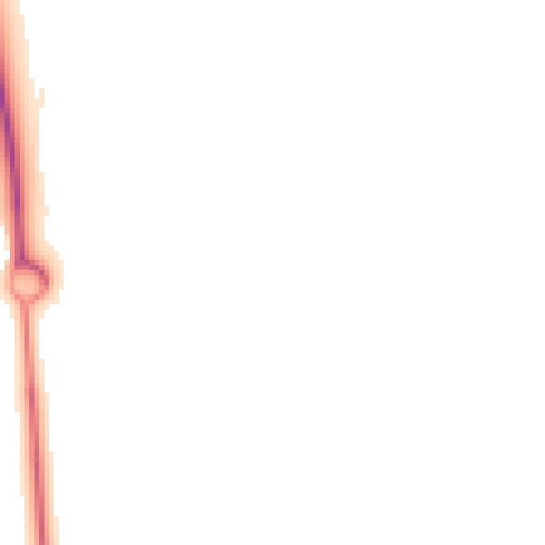 Night-time road noise heatmap for YO24 2XZ