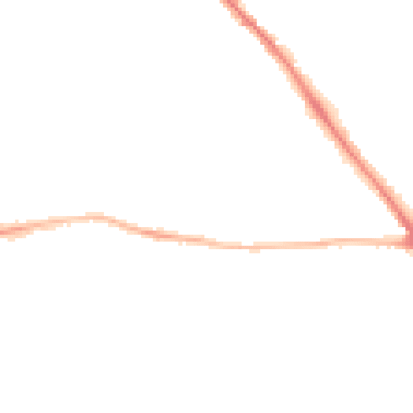 Night-time road noise heatmap for YO24 4EZ