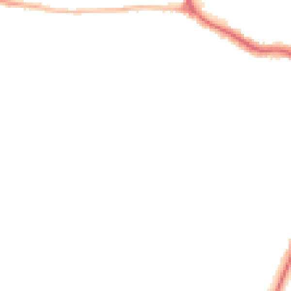 Night-time road noise heatmap for YO24 4JY