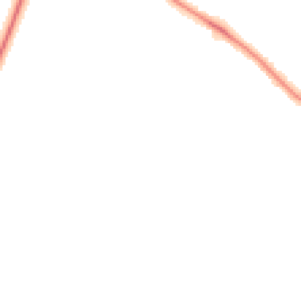 Night-time road noise heatmap for YO26 5RD
