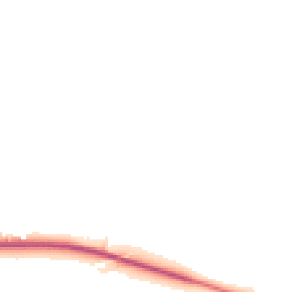 Night-time road noise heatmap for YO26 6PT