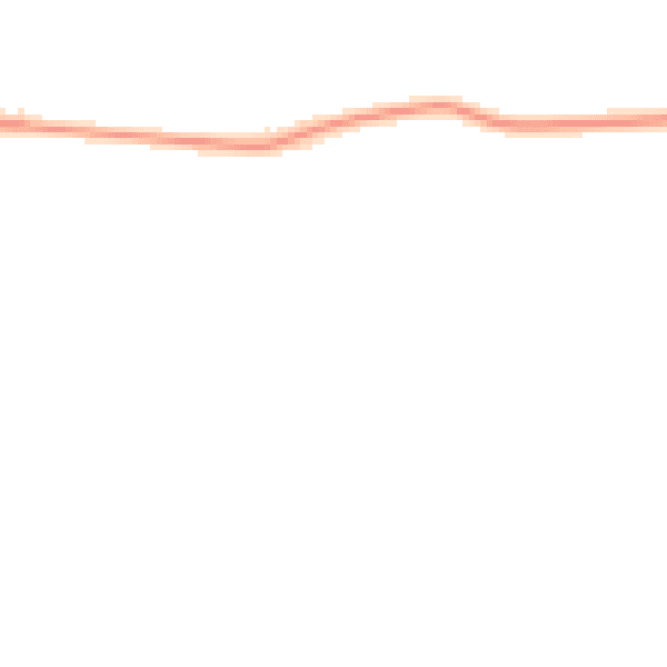 Night-time road noise heatmap for YO26 7LG