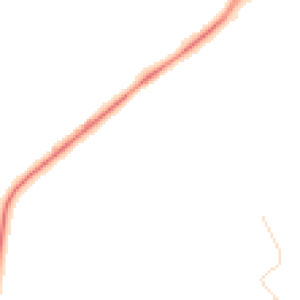 Night-time road noise heatmap for YO31 1DX