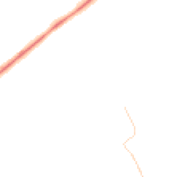 Night-time road noise heatmap for YO31 1JB