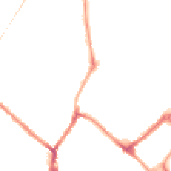 Night-time road noise heatmap for YO31 7DE