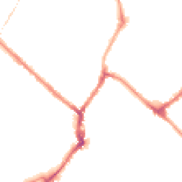 Night-time road noise heatmap for YO31 7EA