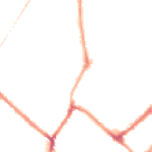 Night-time road noise heatmap for YO31 7EL