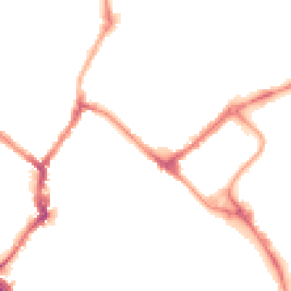 Night-time road noise heatmap for YO31 7HA