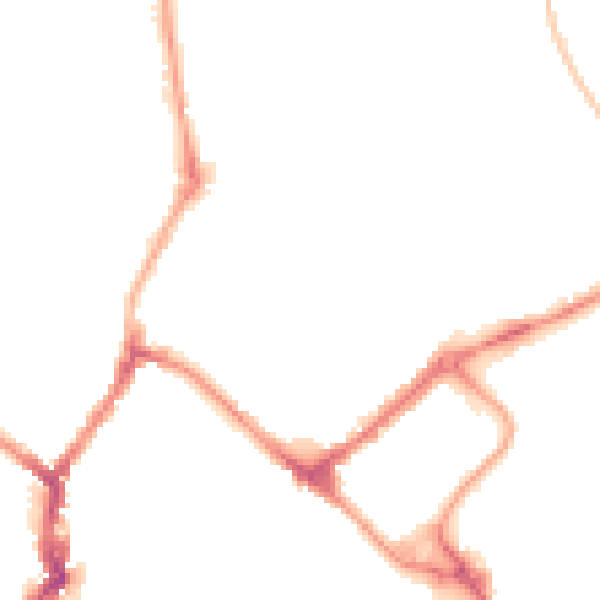 Night-time road noise heatmap for YO31 7PR
