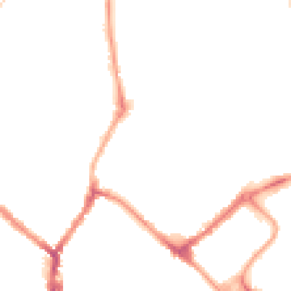 Night-time road noise heatmap for YO31 7QB
