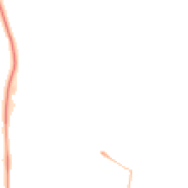Night-time road noise heatmap for YO31 8FZ