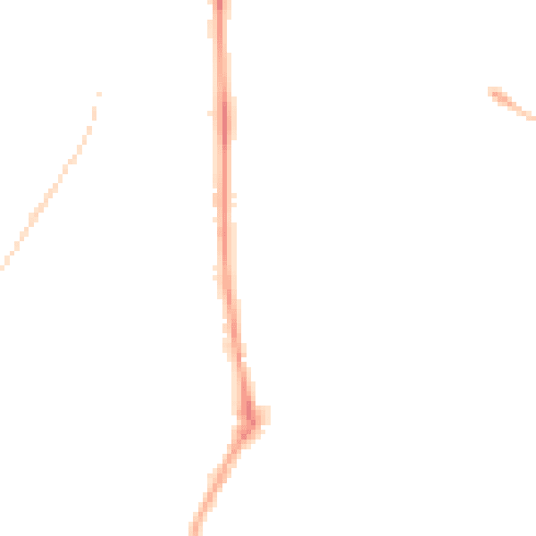 Night-time road noise heatmap for YO31 8HW