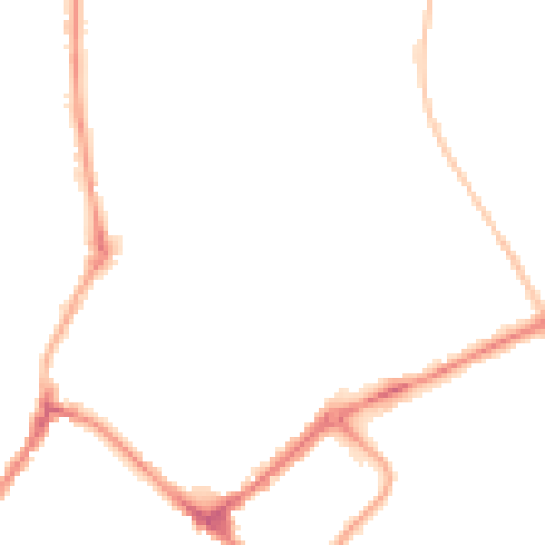 Night-time road noise heatmap for YO31 8LP