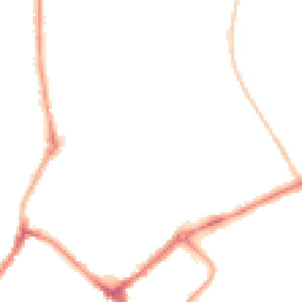 Night-time road noise heatmap for YO31 8RG