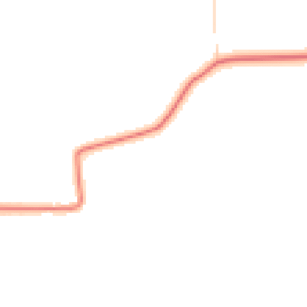 Daytime road noise heatmap for YO32 2AA
