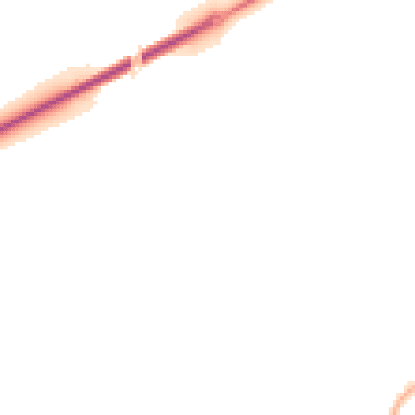 Night-time road noise heatmap for YO32 4DF