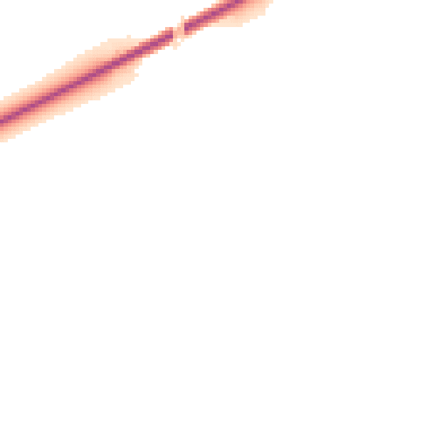 Night-time road noise heatmap for YO32 4DS