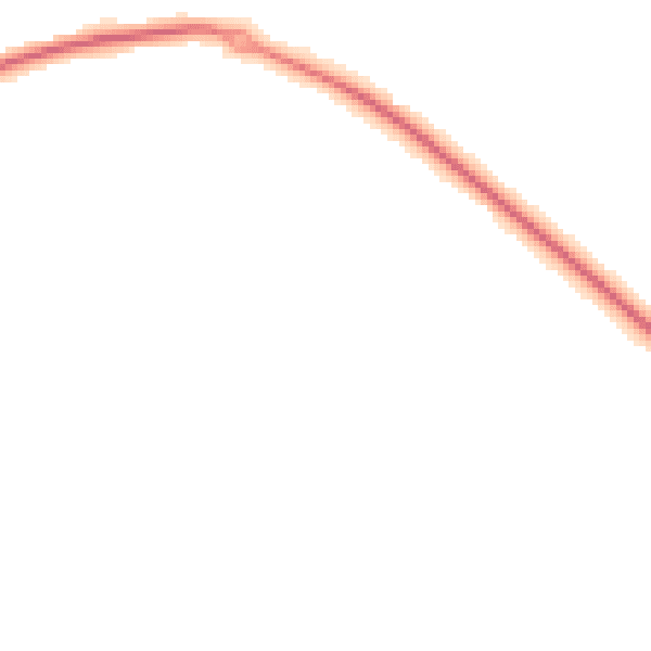 Night-time road noise heatmap for YO32 9RJ