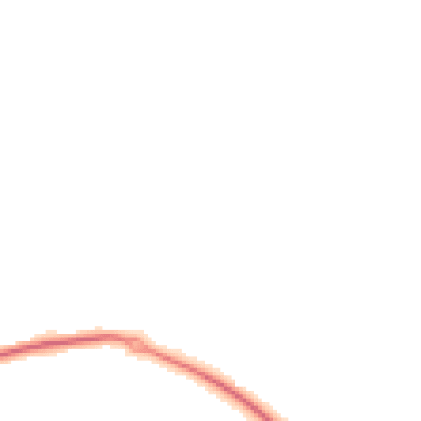 Night-time road noise heatmap for YO32 9SN
