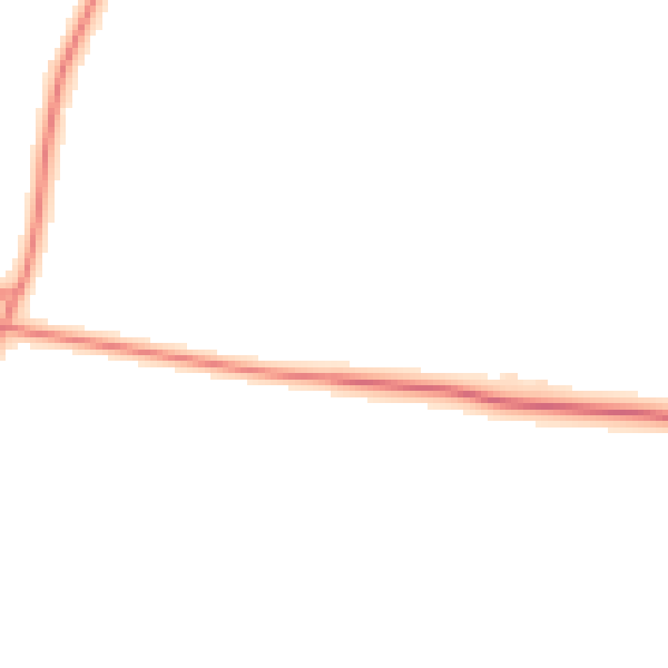 Daytime road noise heatmap for YO32 9SR