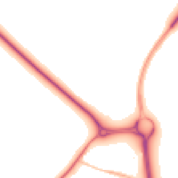 Night-time road noise heatmap for YO32 9TH