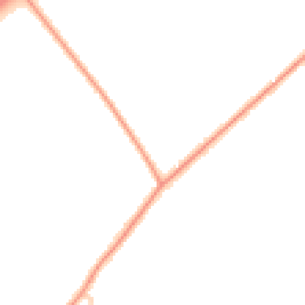 Daytime road noise heatmap for YO32 9TS