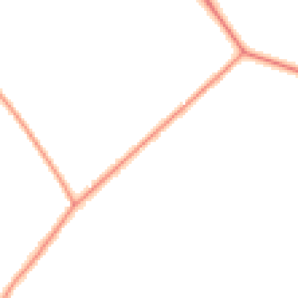 Daytime road noise heatmap for YO32 9UT